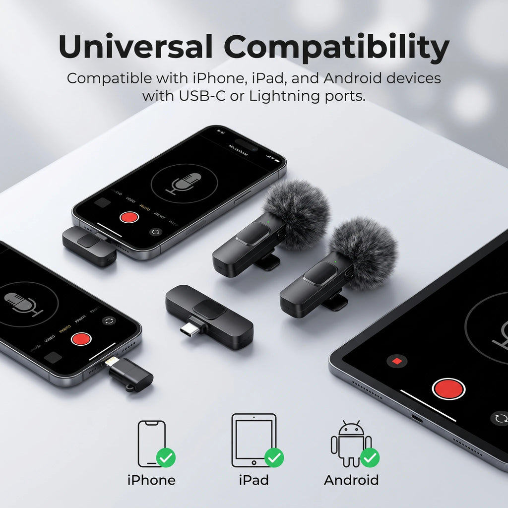 Wireless Clip-On Microphone