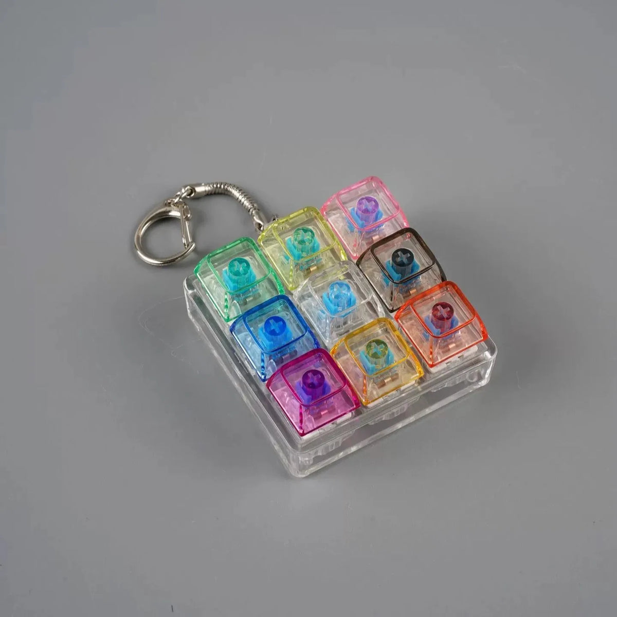 Clicky RGB Keyboard Fidget Keychain