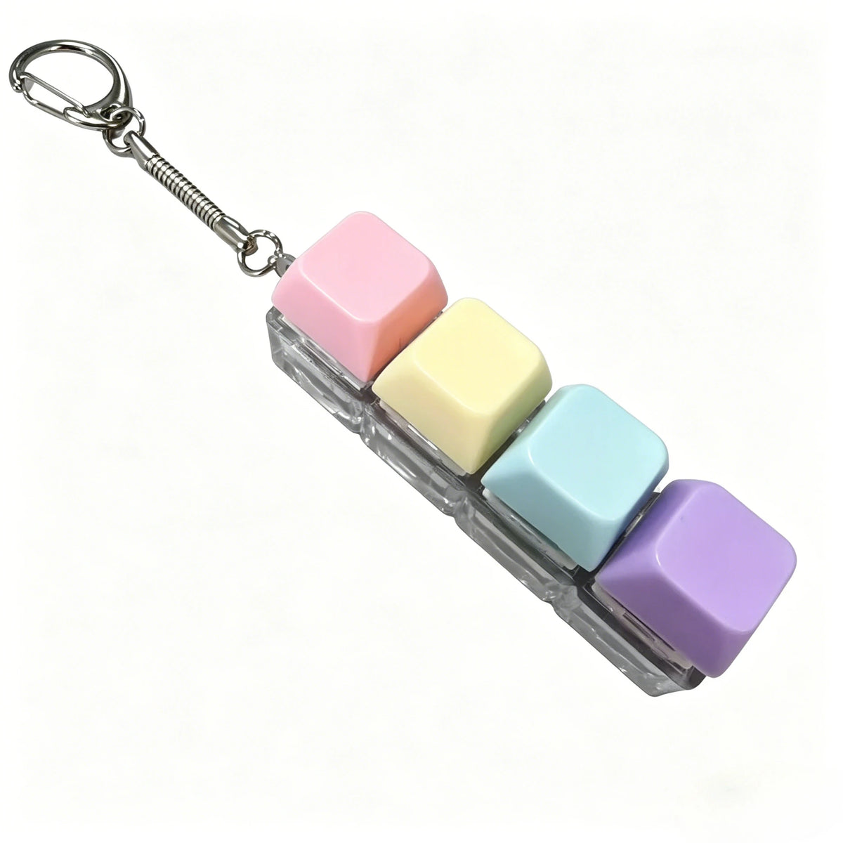 Clicky RGB Keyboard Fidget Keychain