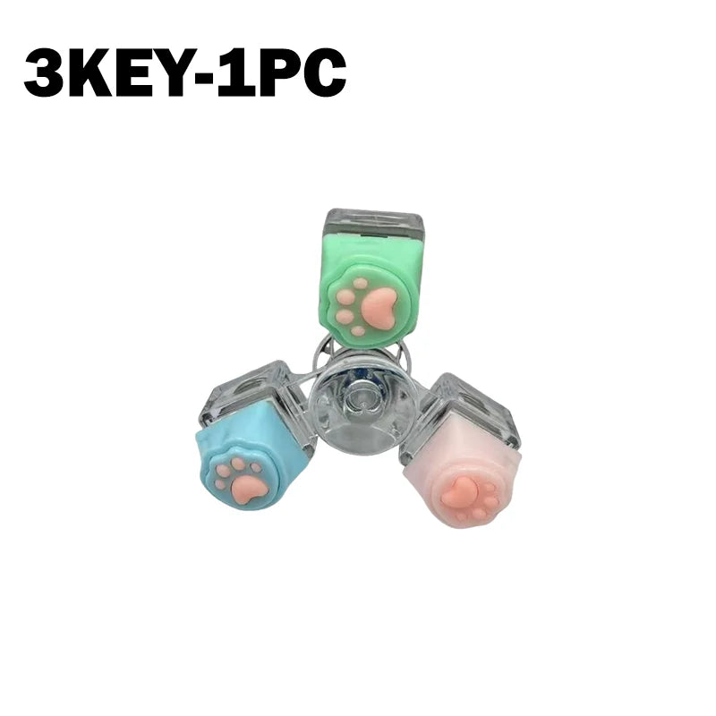 Clicky RGB Keyboard Fidget Keychain