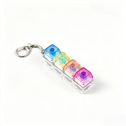 Clicky RGB Keyboard Fidget Keychain