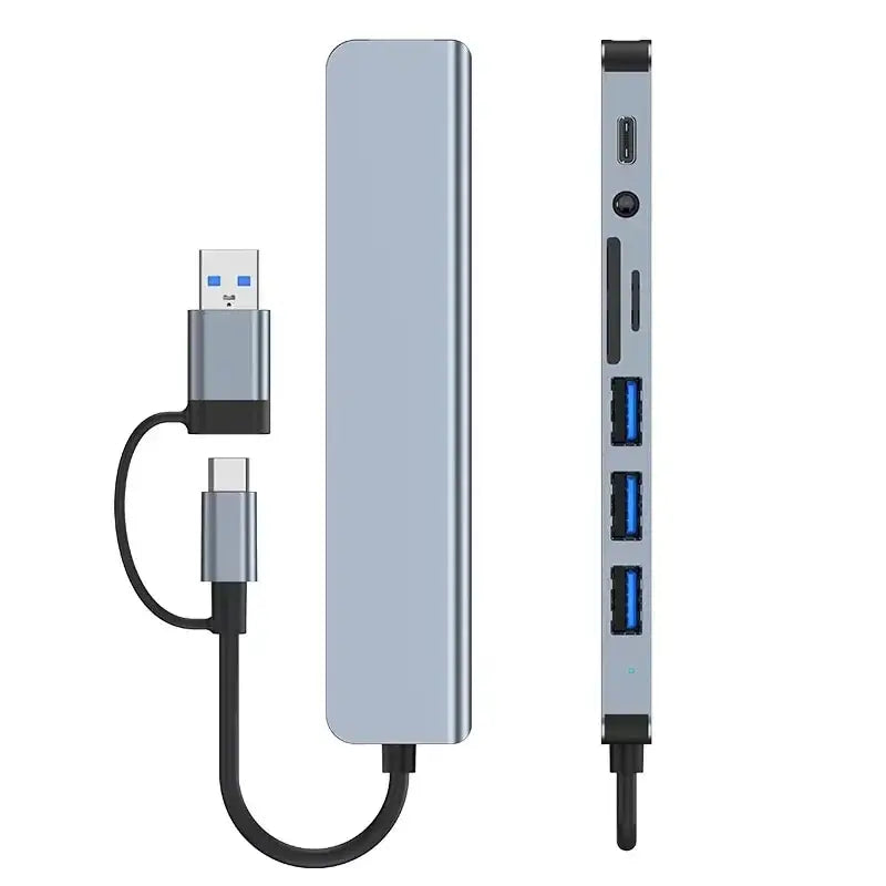 8-in-1 USB-C Hub with Card Reader