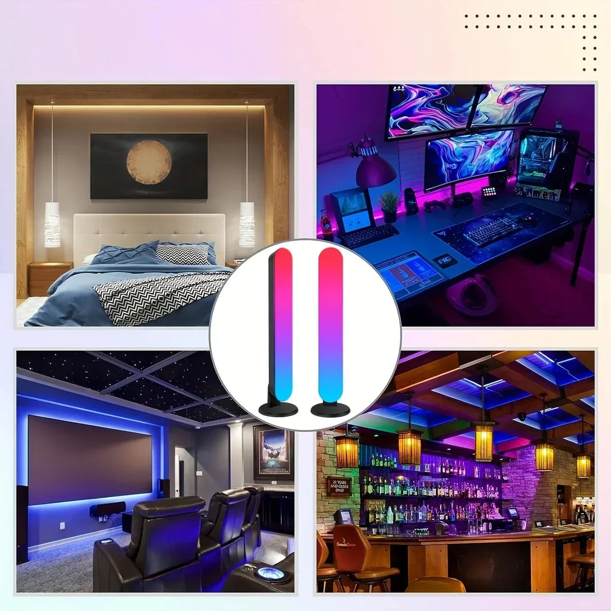 RGB Music-Reactive Light Bar