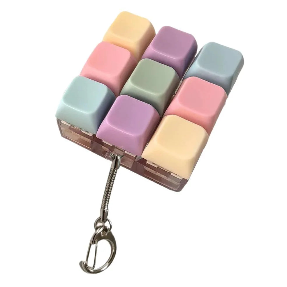 Clicky RGB Keyboard Fidget Keychain