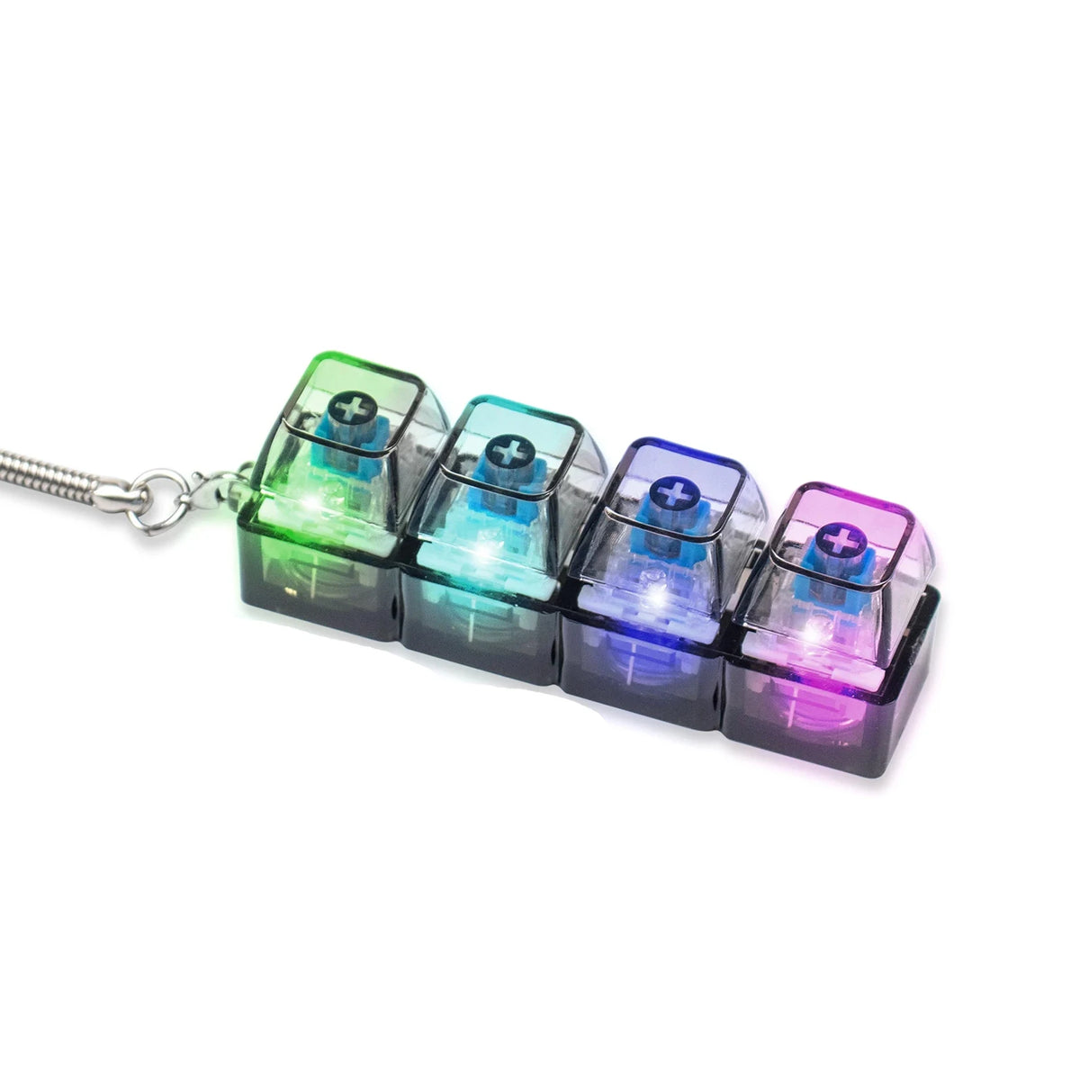 Clicky RGB Keyboard Fidget Keychain