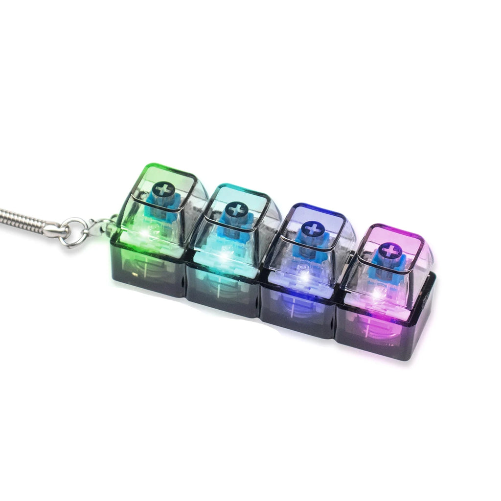 Clicky RGB Keyboard Fidget Keychain
