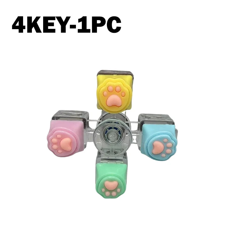 Clicky RGB Keyboard Fidget Keychain