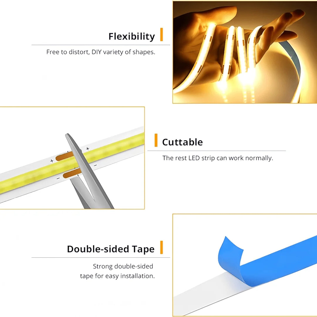 USB Light Bar with Touch Dimmer