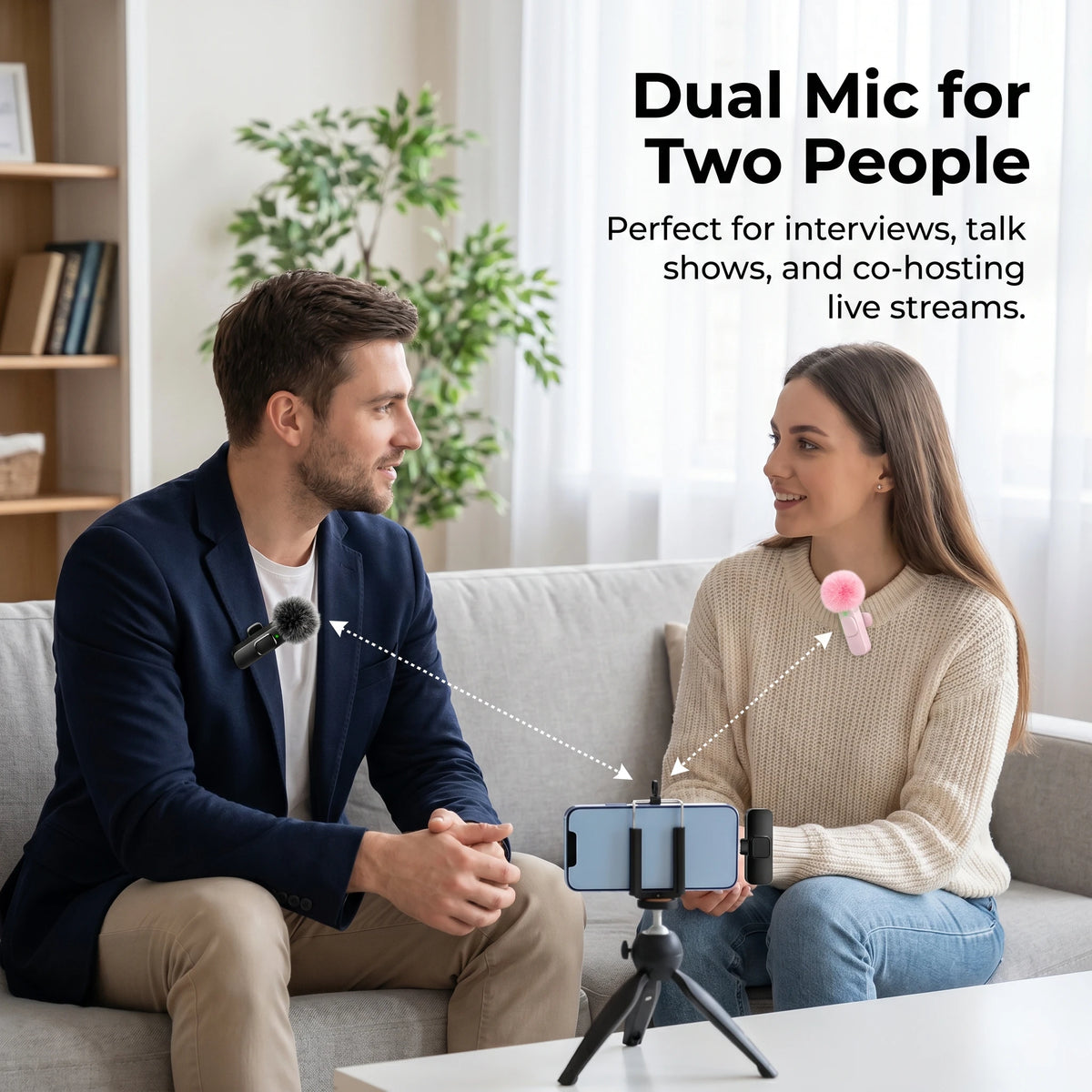 Wireless Clip-On Microphone