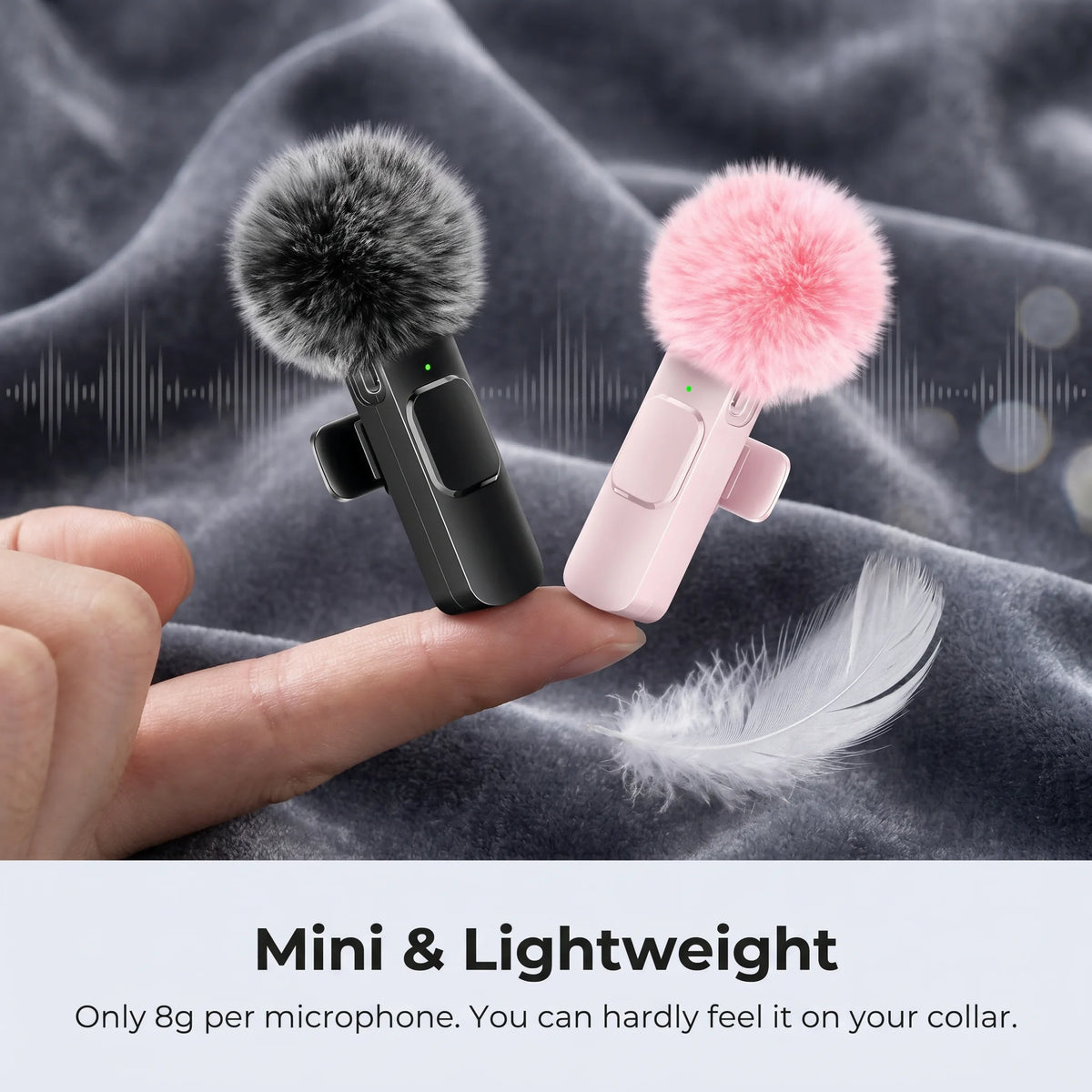 Wireless Clip-On Microphone