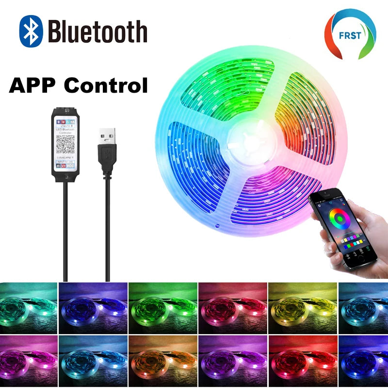 RGB LED Strip Lights with App Control
